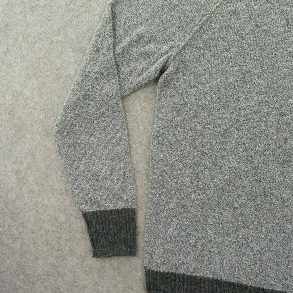 Frederik Anderson Copenhagen Small Gray Knit Pullover Long Sleeve Crew Neck New - Picture 5 of 15